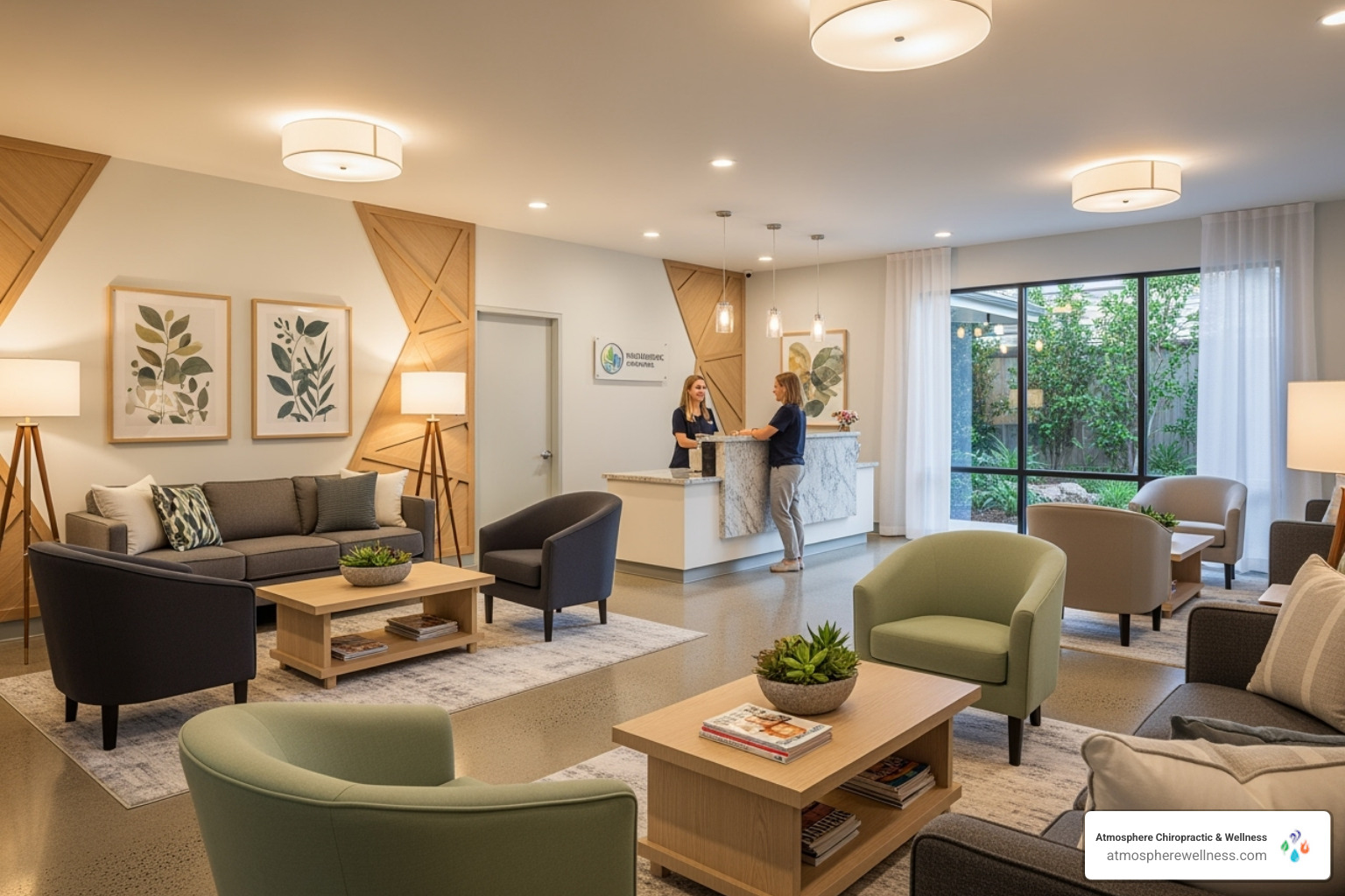 a welcoming and professional wellness clinic setting - testosterone pellets for women