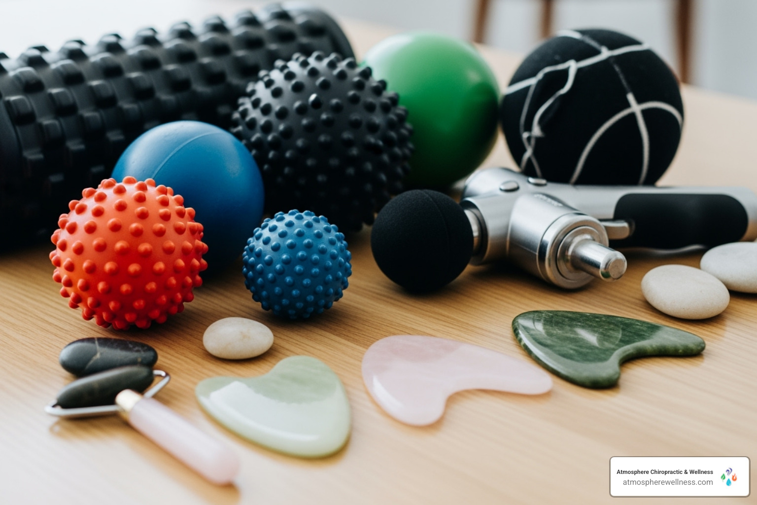 different massage tools - massage therapy lehi utah