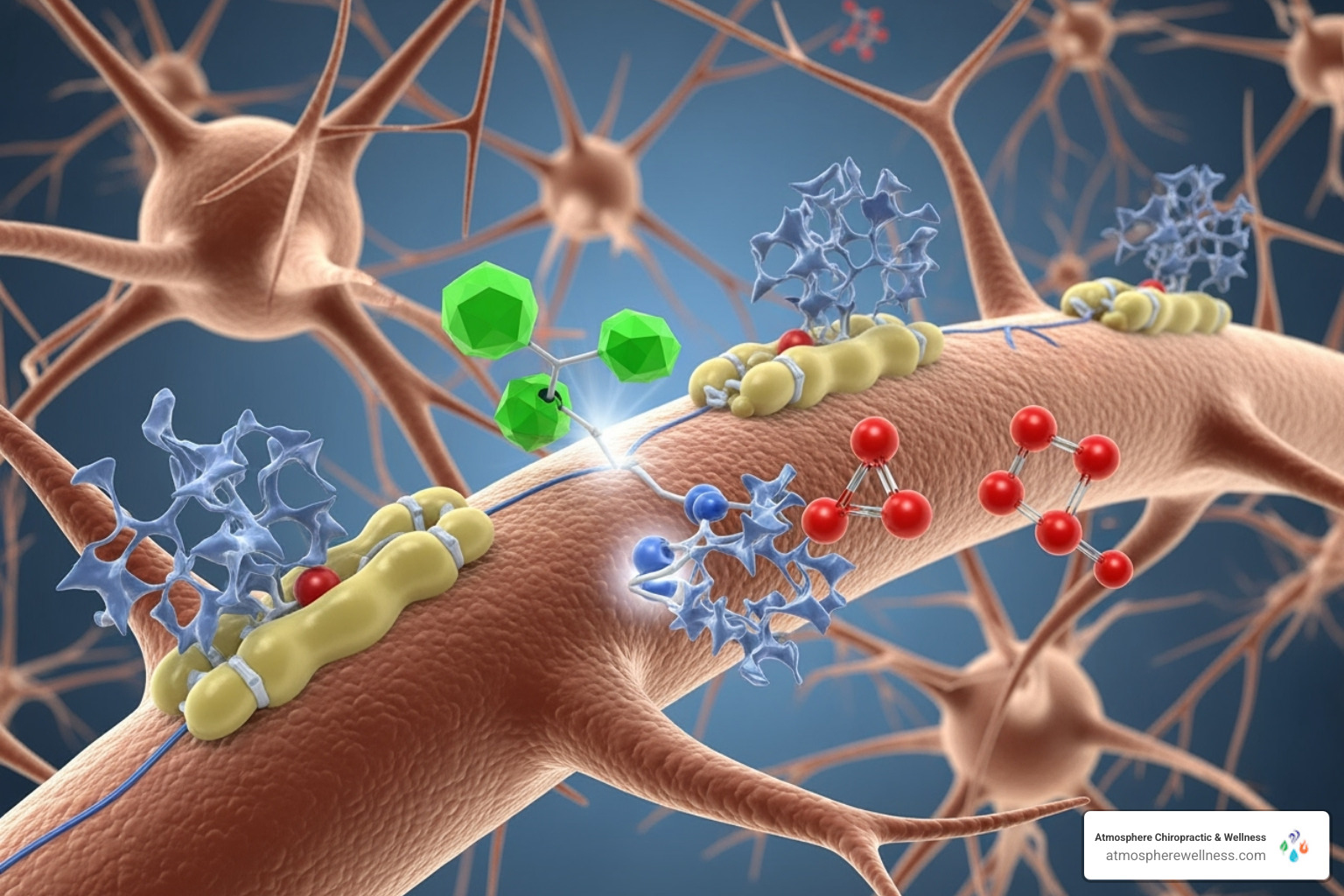 diagram of MAT medications working on brain receptors - how medication-assisted treatment supports recovery
