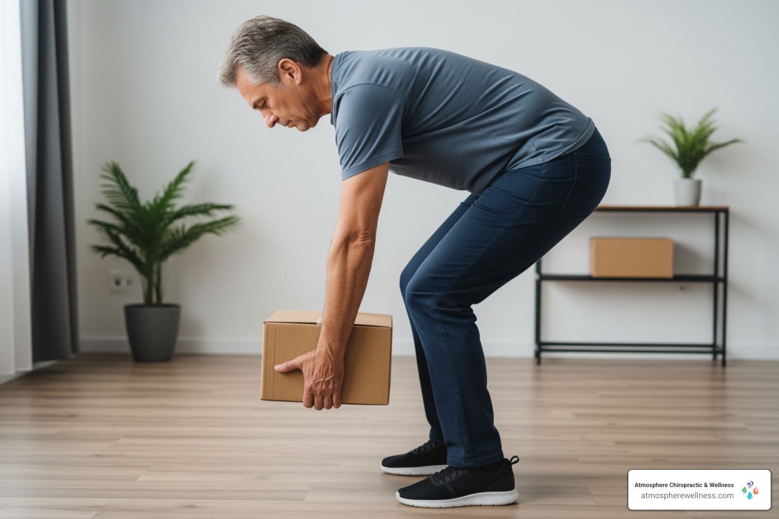 person practicing good posture while lifting - Sciatic nerve pain therapy person practicing good posture while lifting - Sciatic nerve pain therapy