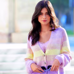 Striped cardigan