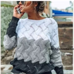 Grey-pink cardigan