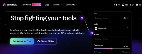 Управляйте агентами AI с <a href="https://api.vc.ru/v2.8/redirect?to=https%3A%2F%2Fwww.langflow.org%2F&postId=1885408" rel="nofollow noreferrer noopener" target="_blank">Langflow  </a>