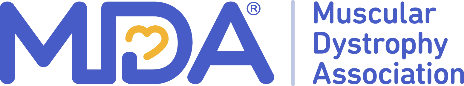 Muscular Dystrophy Association logo.