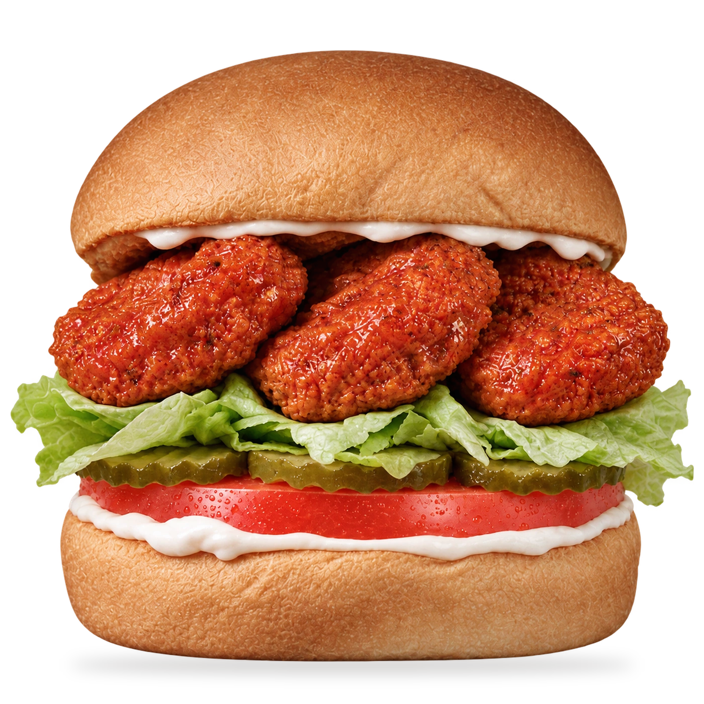 Hot Nuggie burger