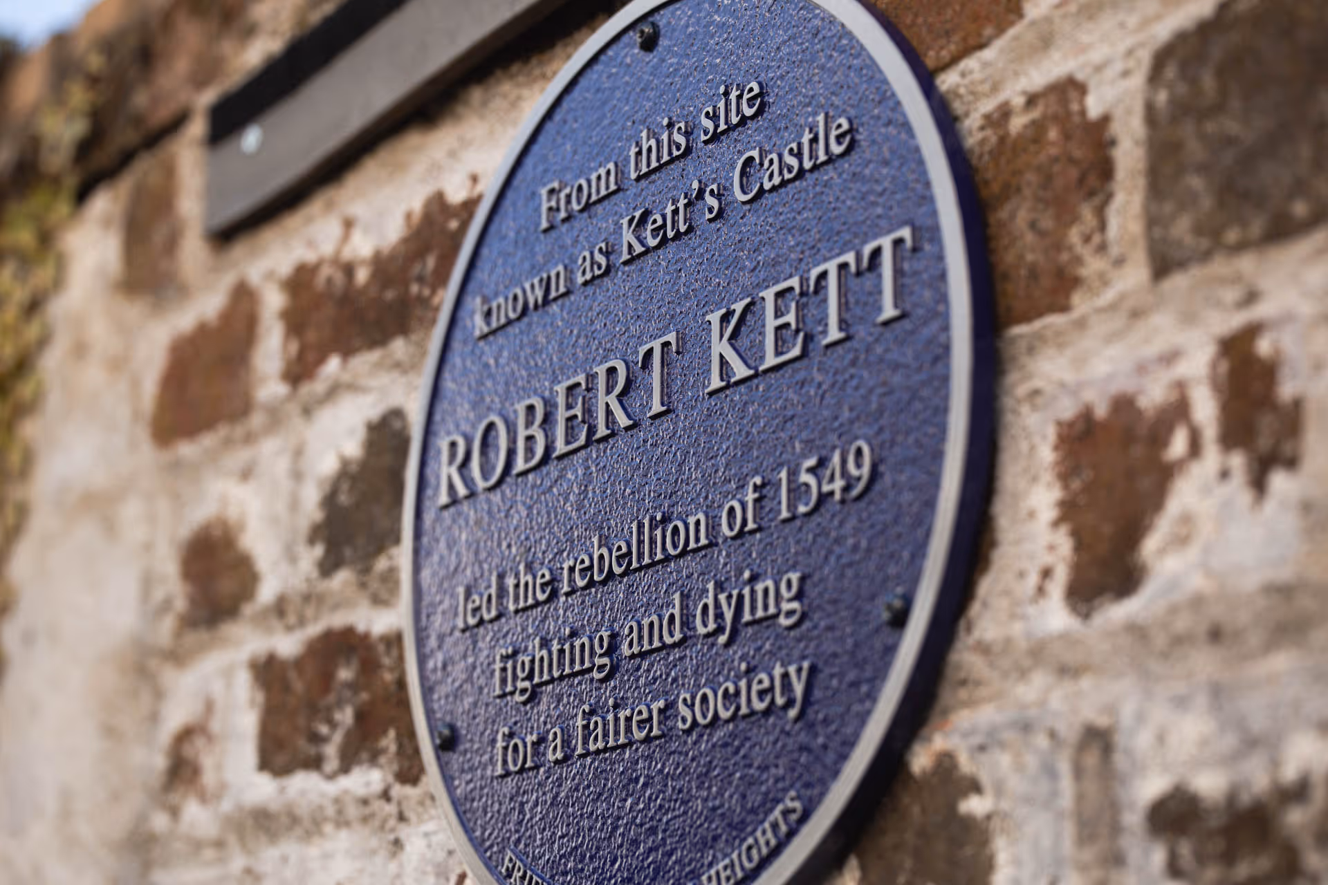 Blue Plaque Unveiling at Kett’s Heights