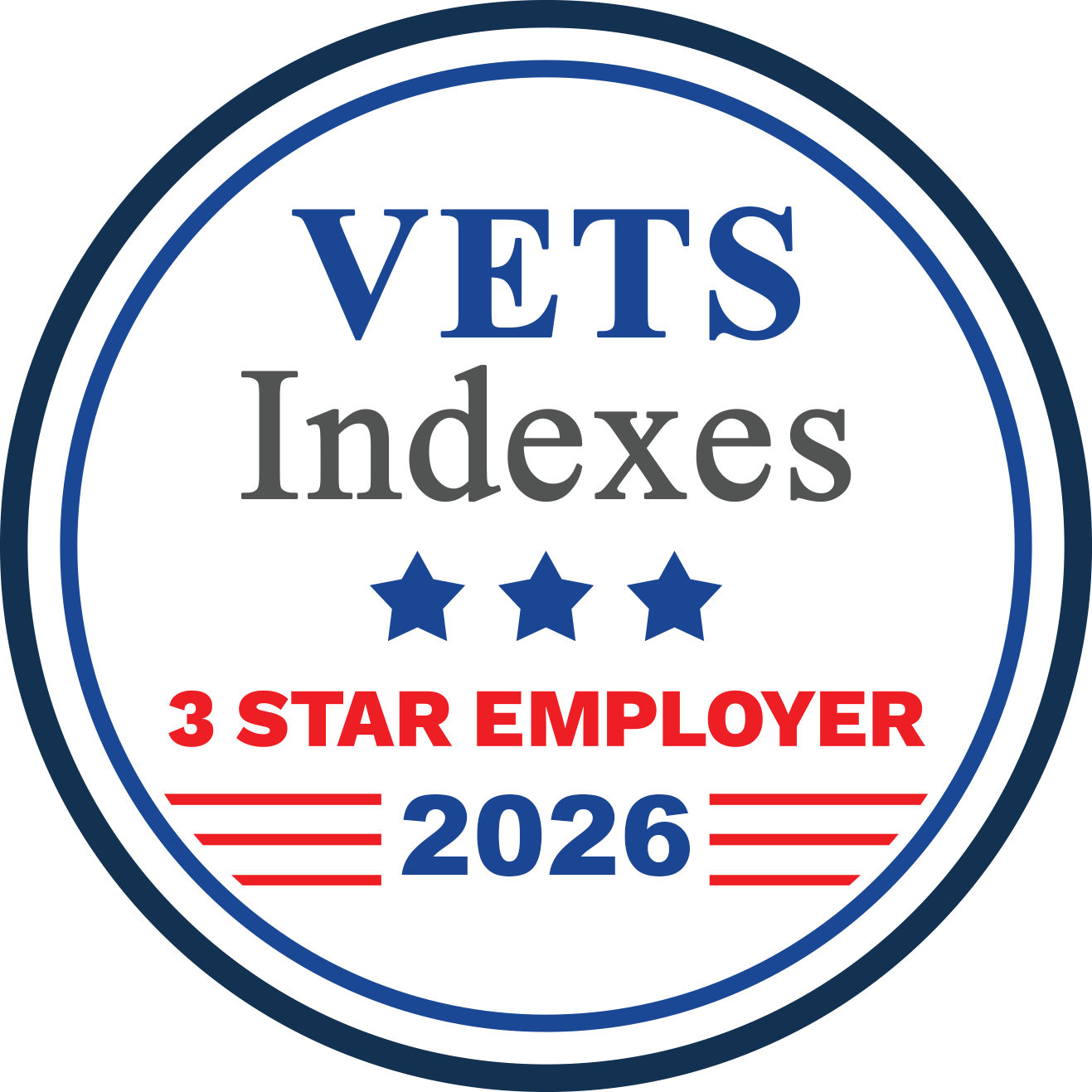 VETS Indexes 3 Star Employer 2026