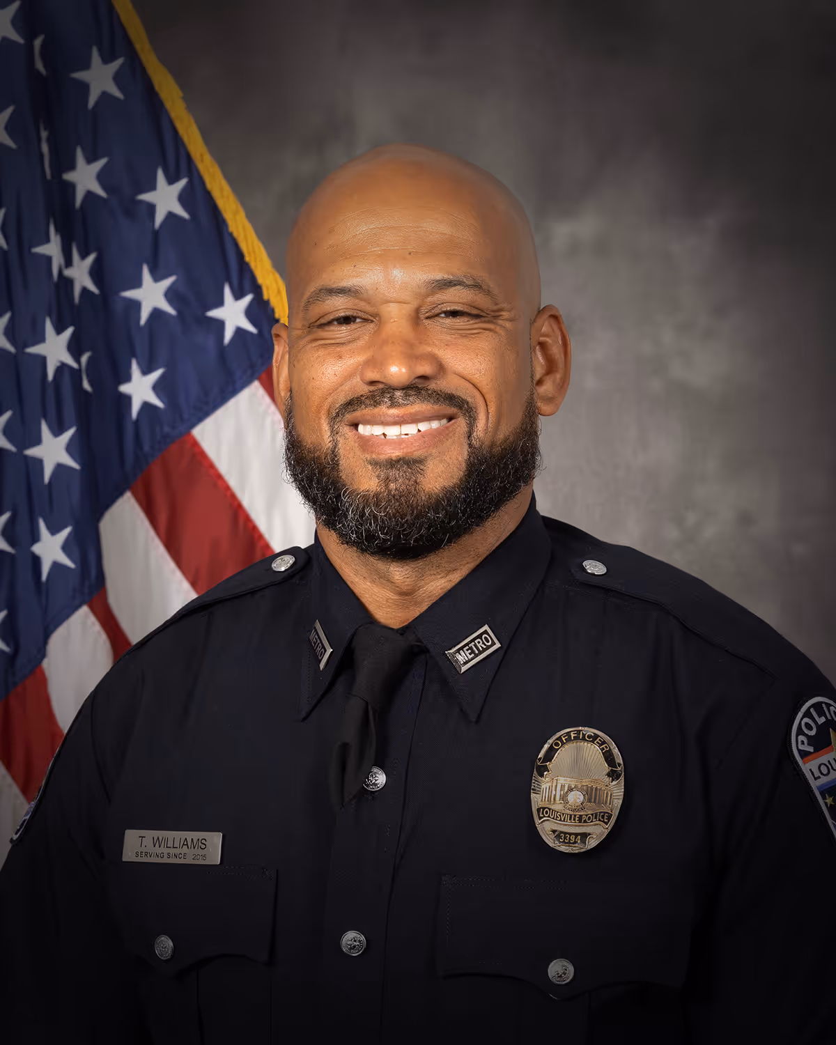 OFFICER Tyree Williams image with smiling face