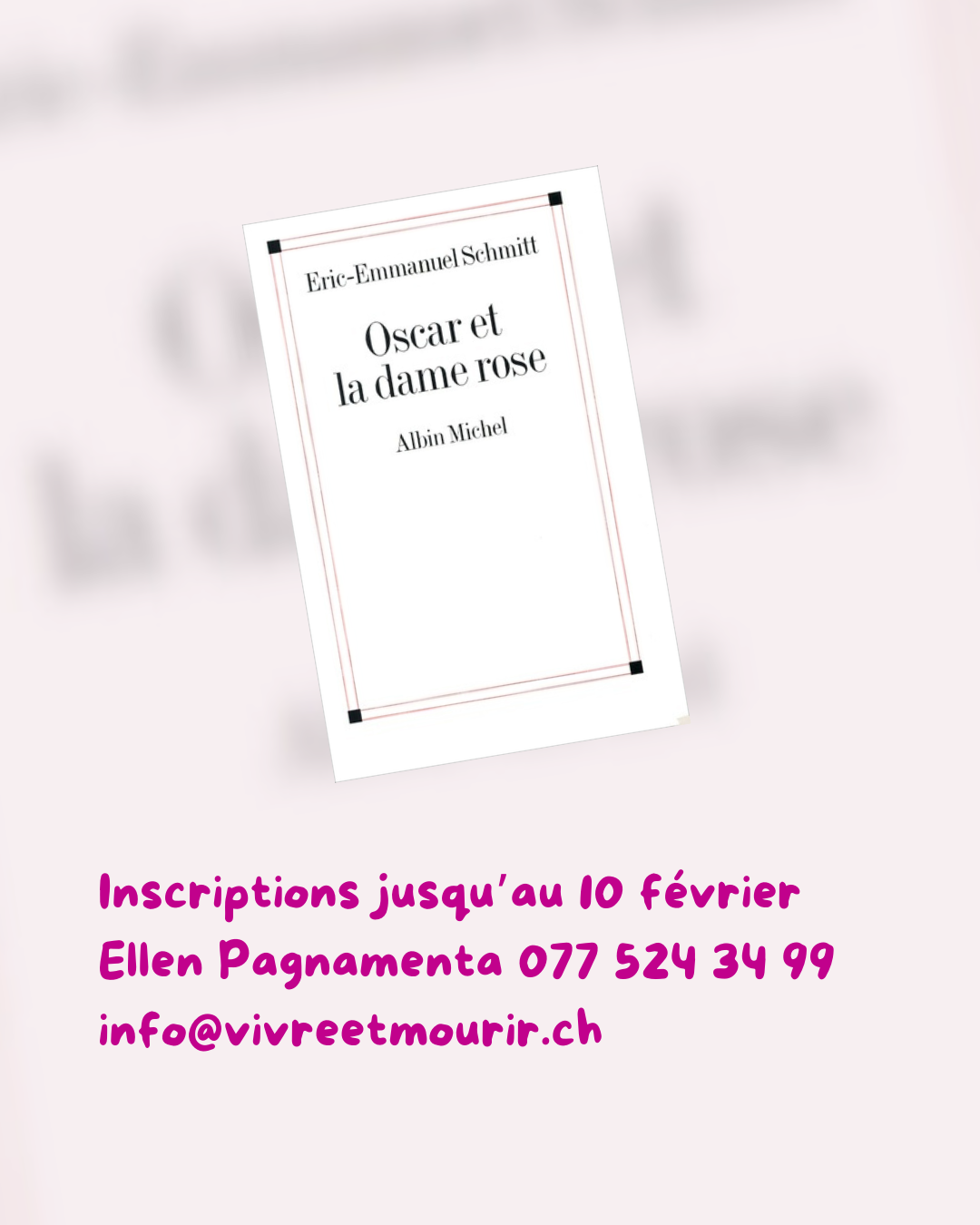 Soirées Oscar et la dame rose Presse