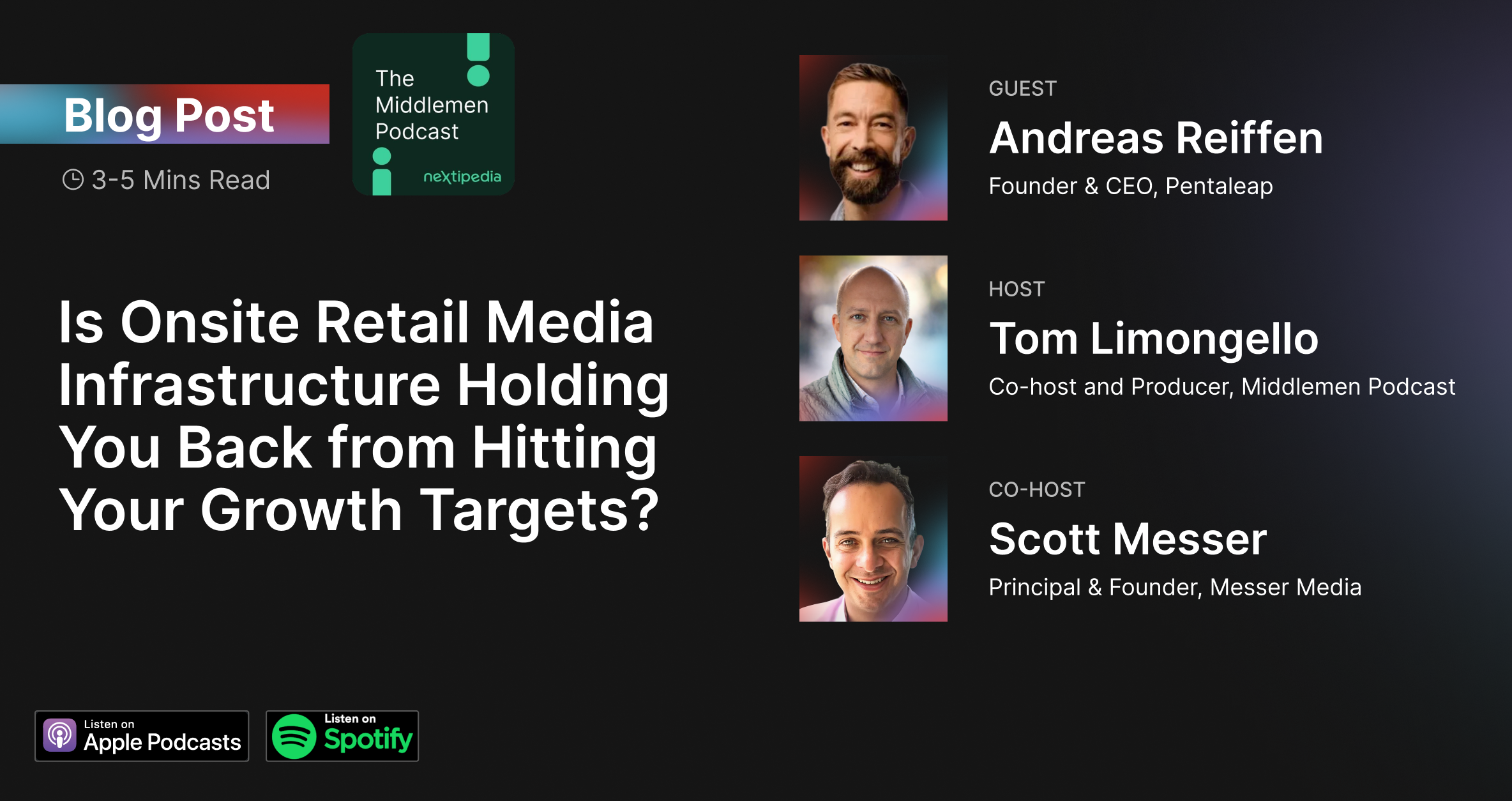 Is Onsite Retail Media Infrastructure Holding You Back From Hitting Your Growth Targets? The Middlemen Podcast Recap