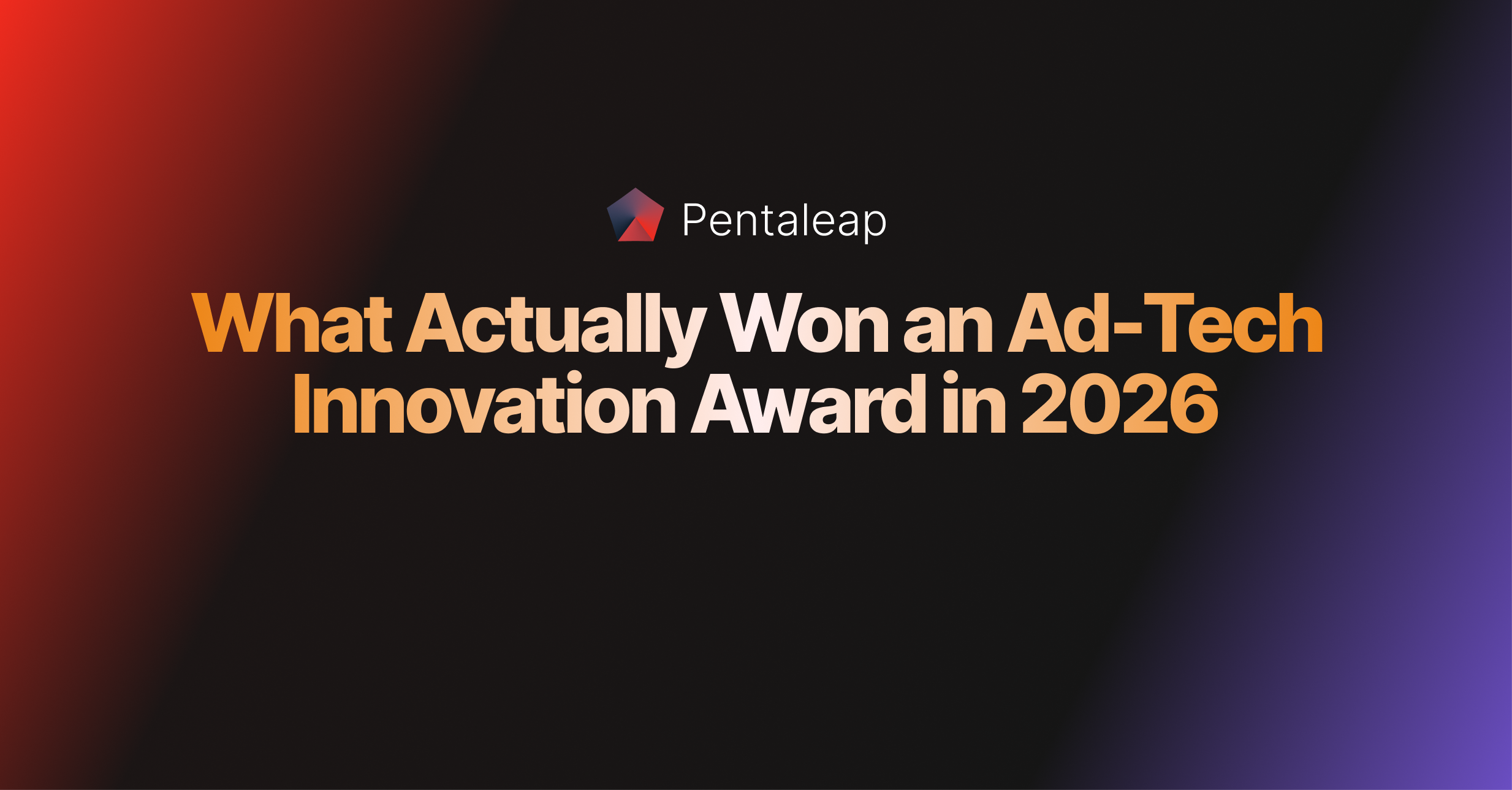 Ad Tech Innovation Award 2026: Pentaleap