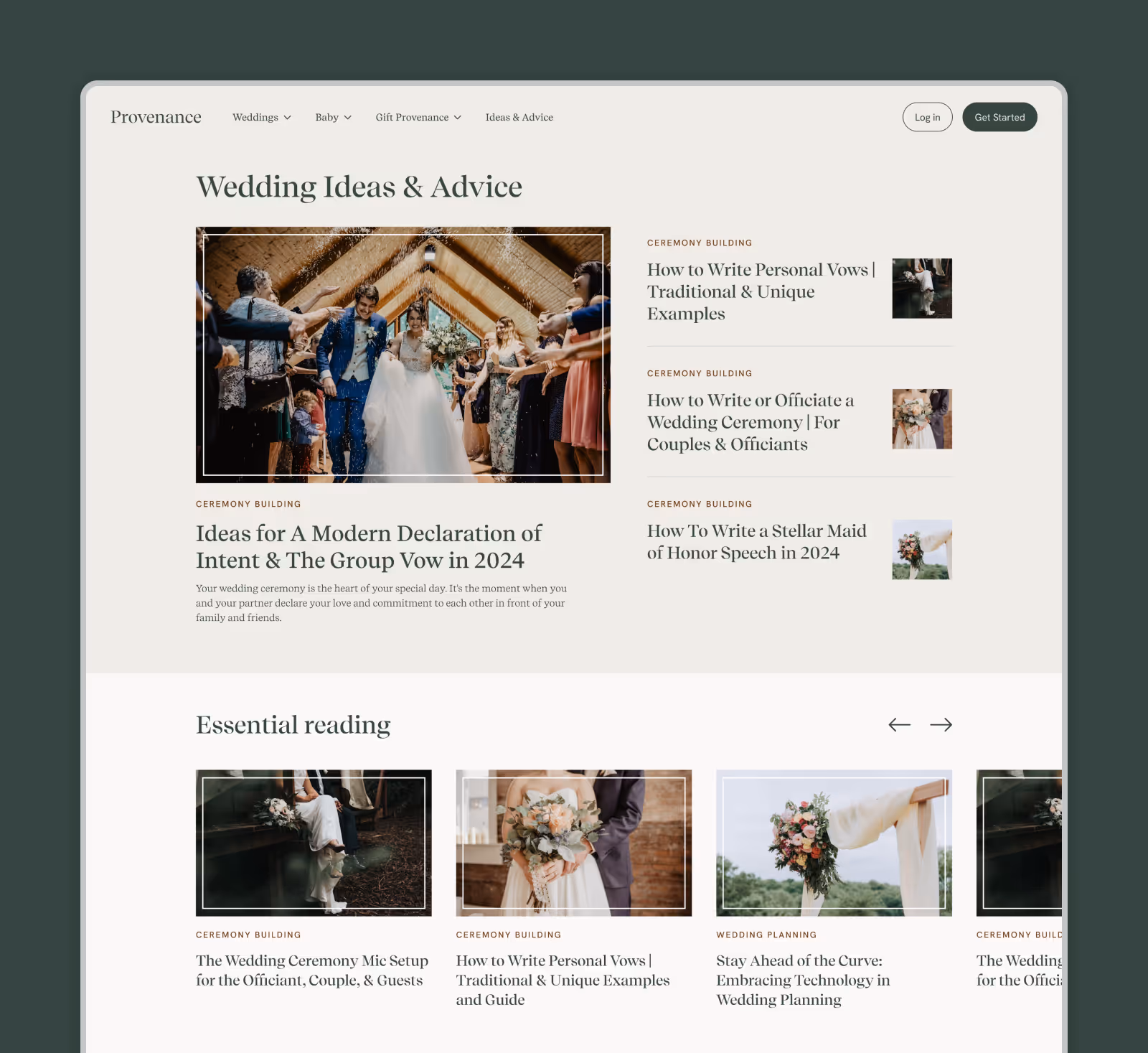 Wedding blog