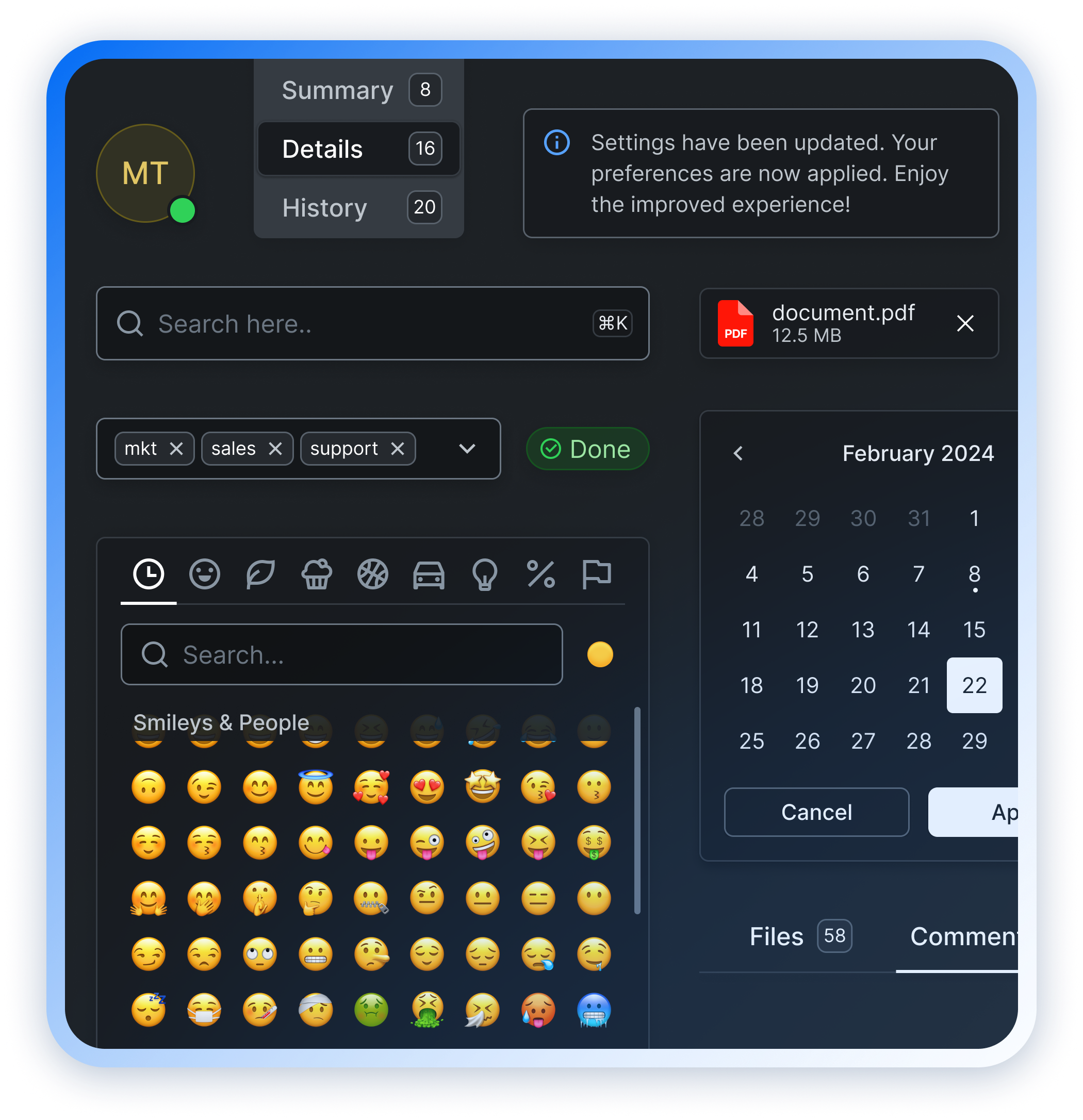 DSX UI Kit Hero Image – Universal UI components displayed on modern design layouts.