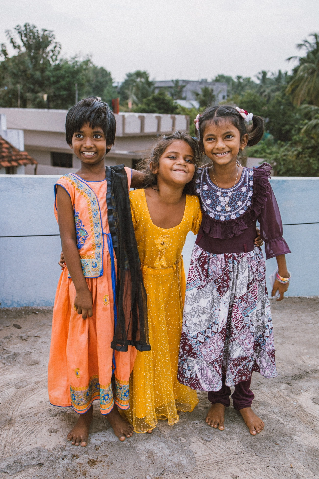 Children enjoying life outside a safe, supportive home in India