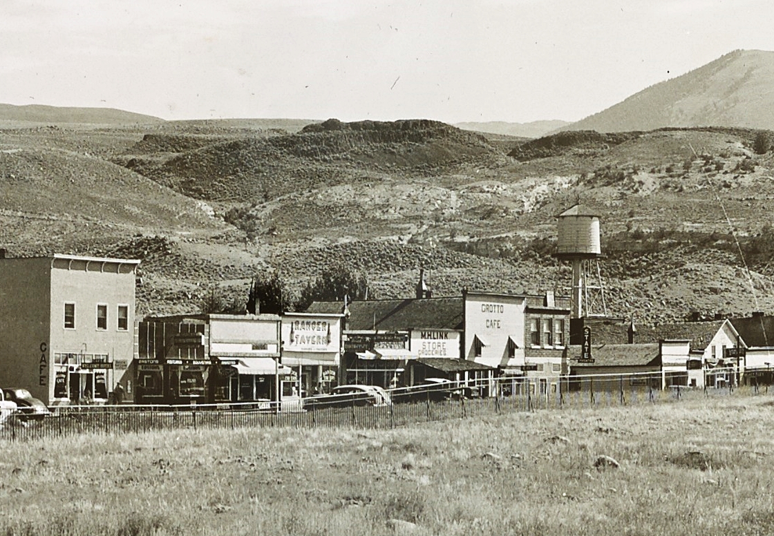 a historic image of Gardiner Montana saloons