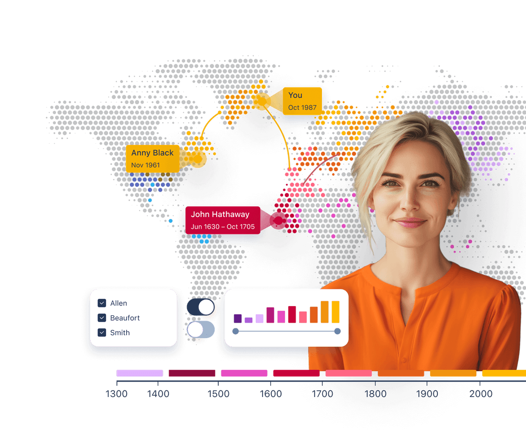 Explore Your Family Roots Geographically | YourRoots Map
