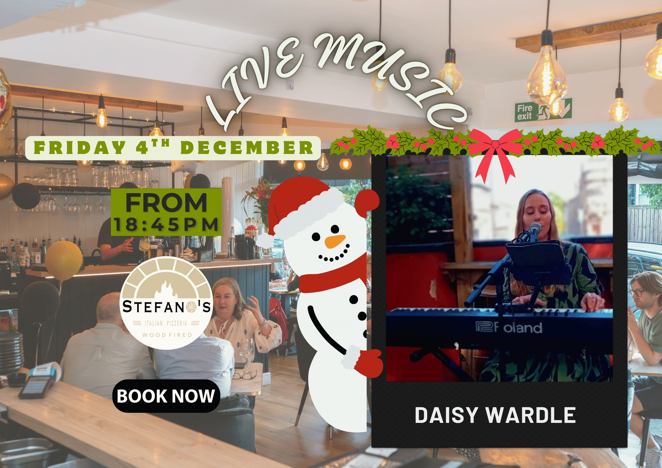 LIVE MUSIC - Daisy Wardle Duo