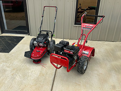 Landscaping equipment available for rent at Padget Machinery