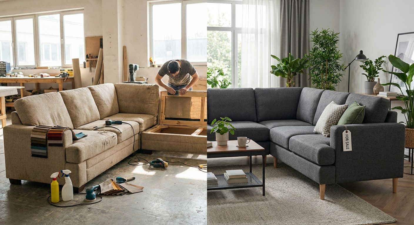 Flipping sectional sofas for profit