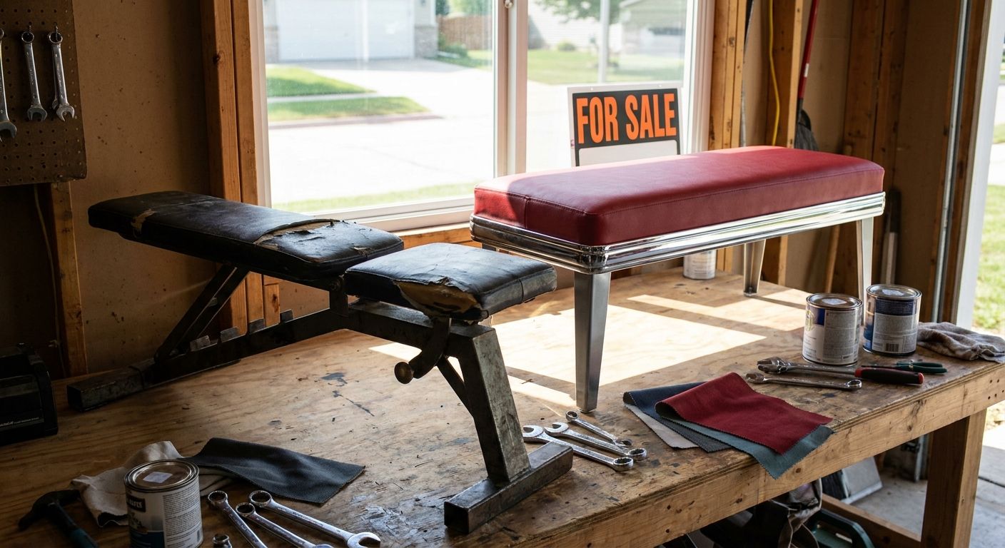 Flipping weight benches for profit