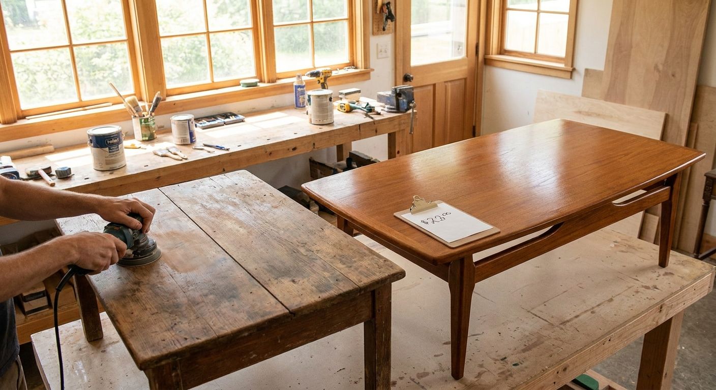 Flipping coffee tables for profit