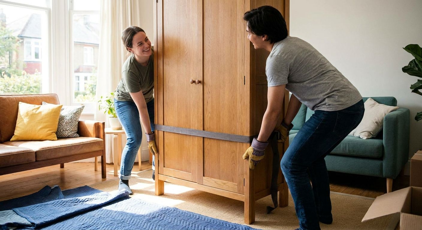 How to protect your back when lifting heavy furniture
