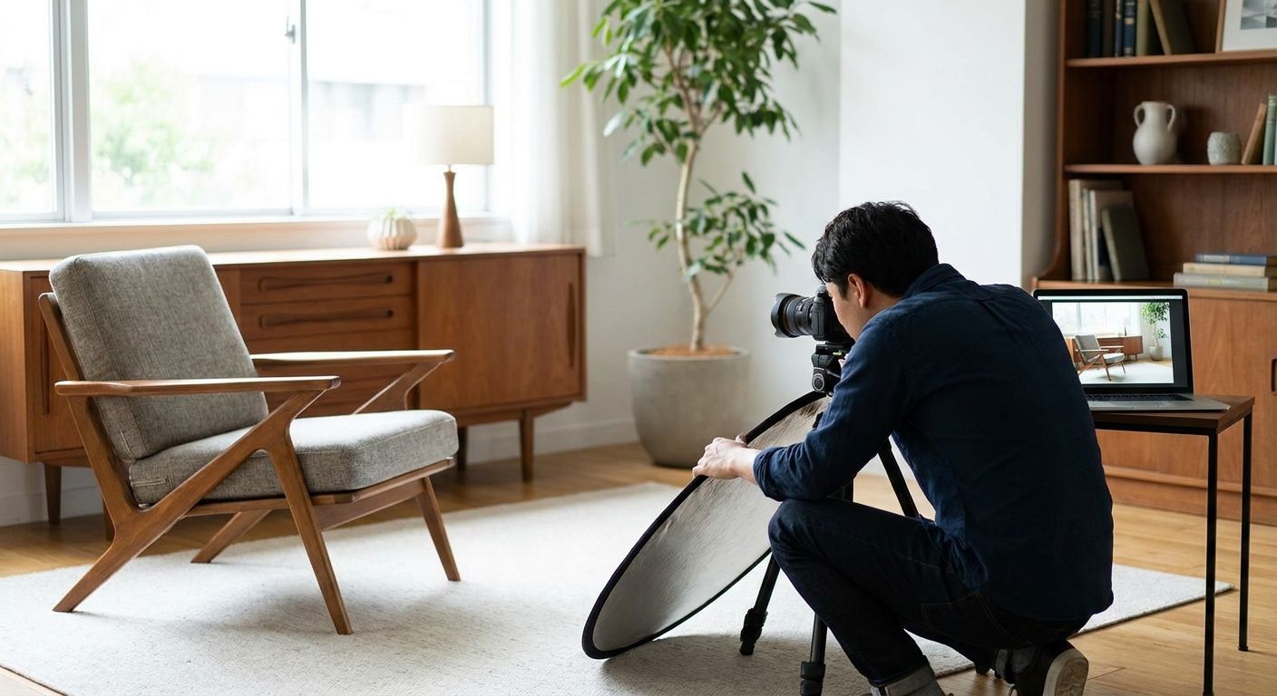 How to photograph furniture for fast online sales