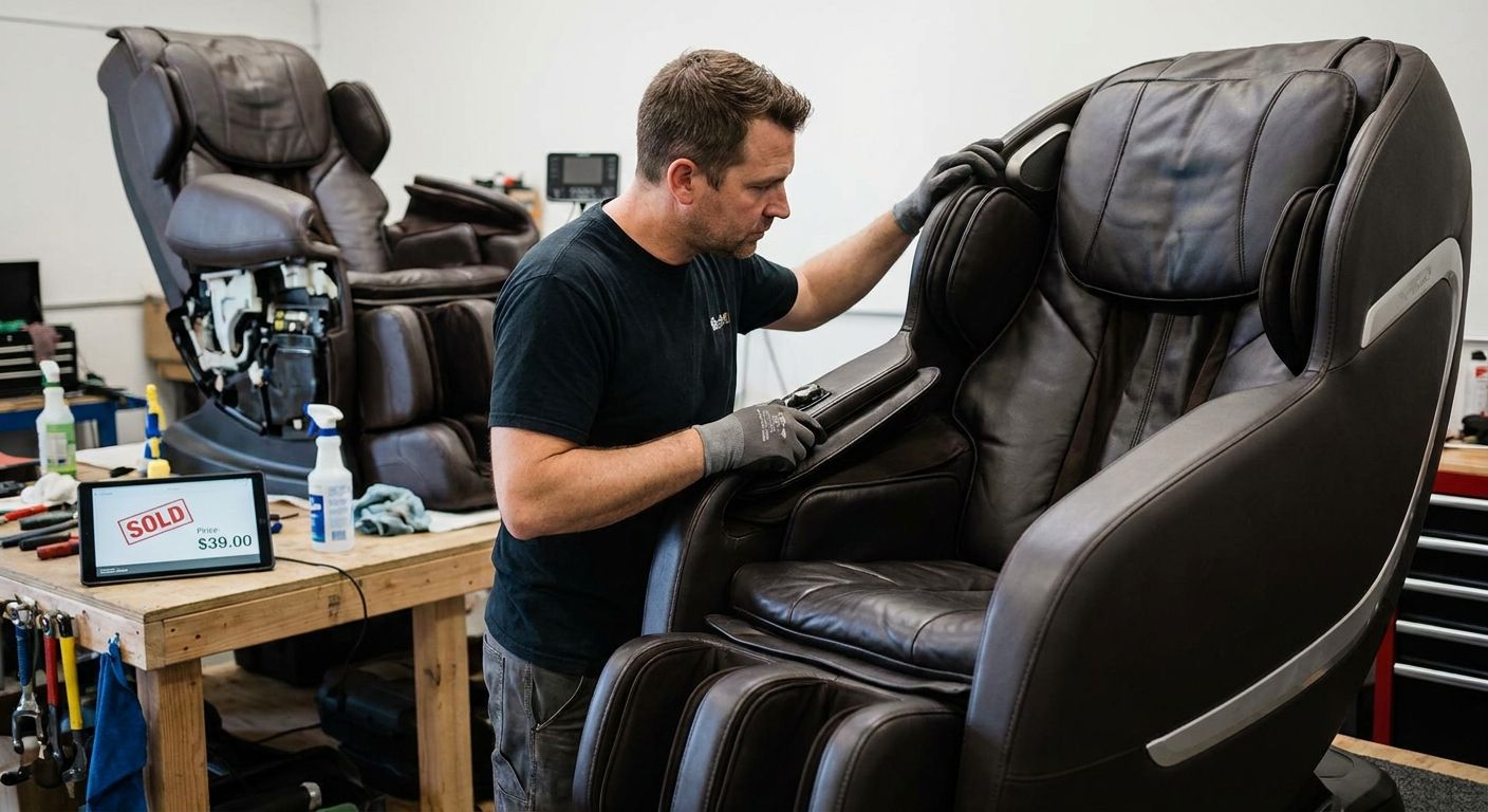 Flipping massage chairs for profit