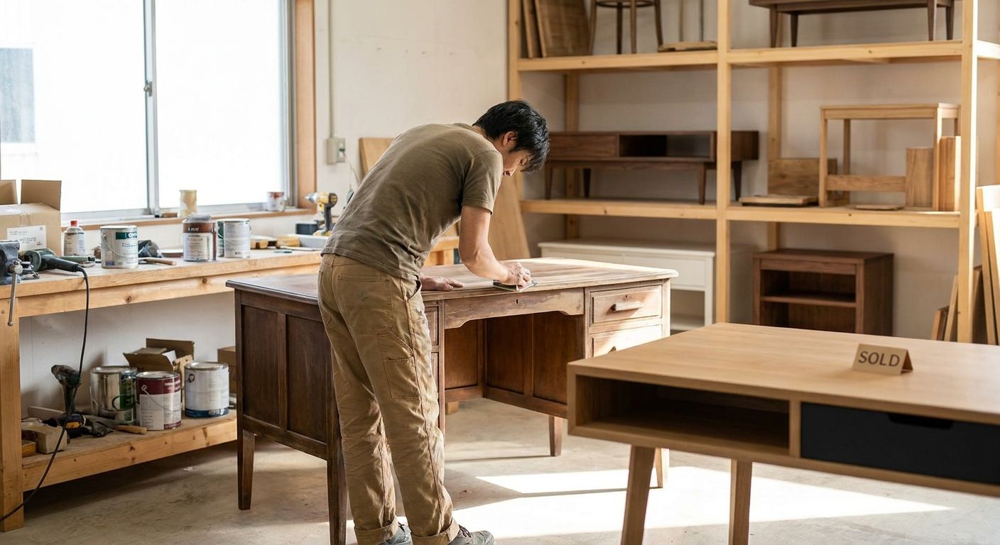 Flipping desks for profit