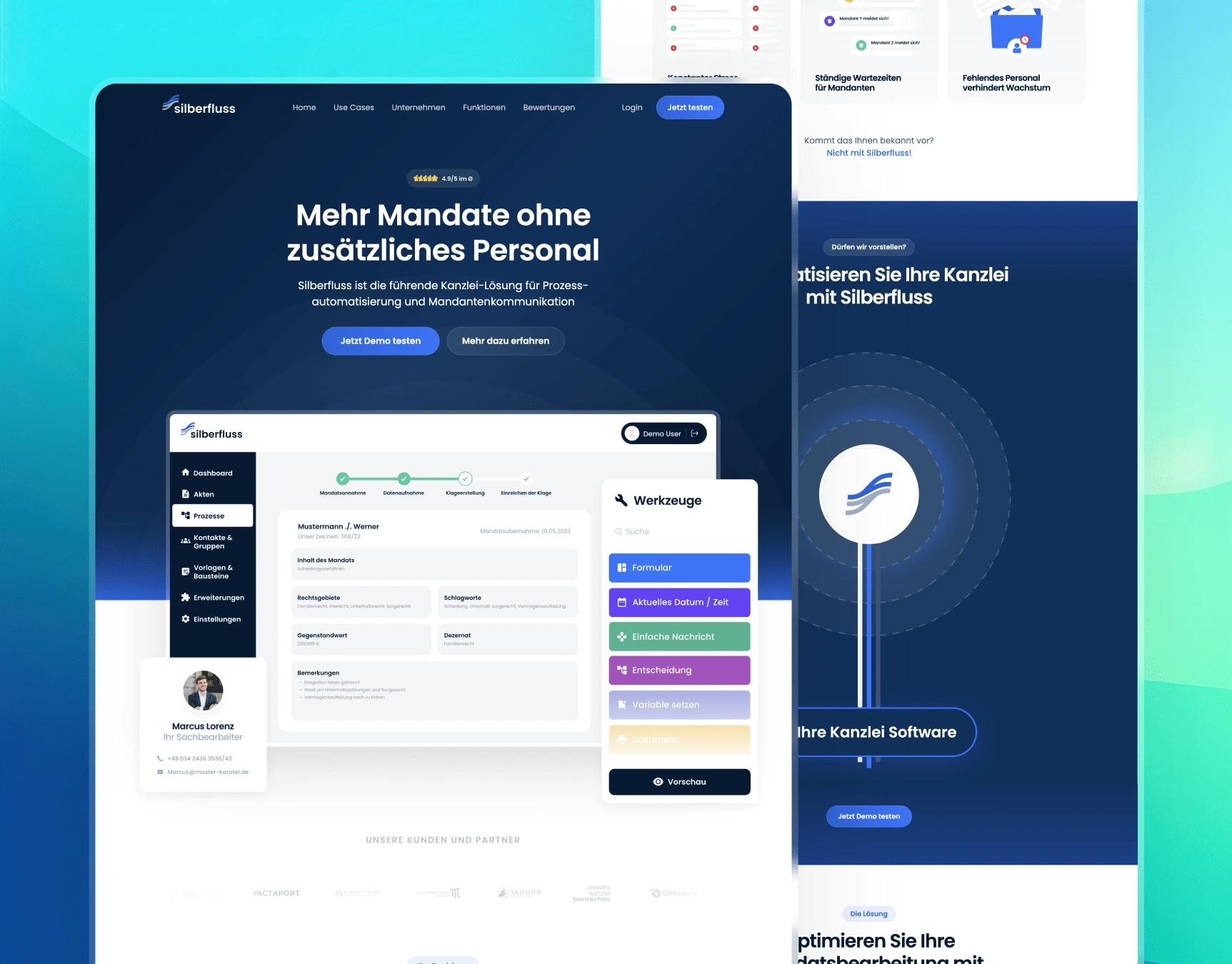 Silberfluss Website