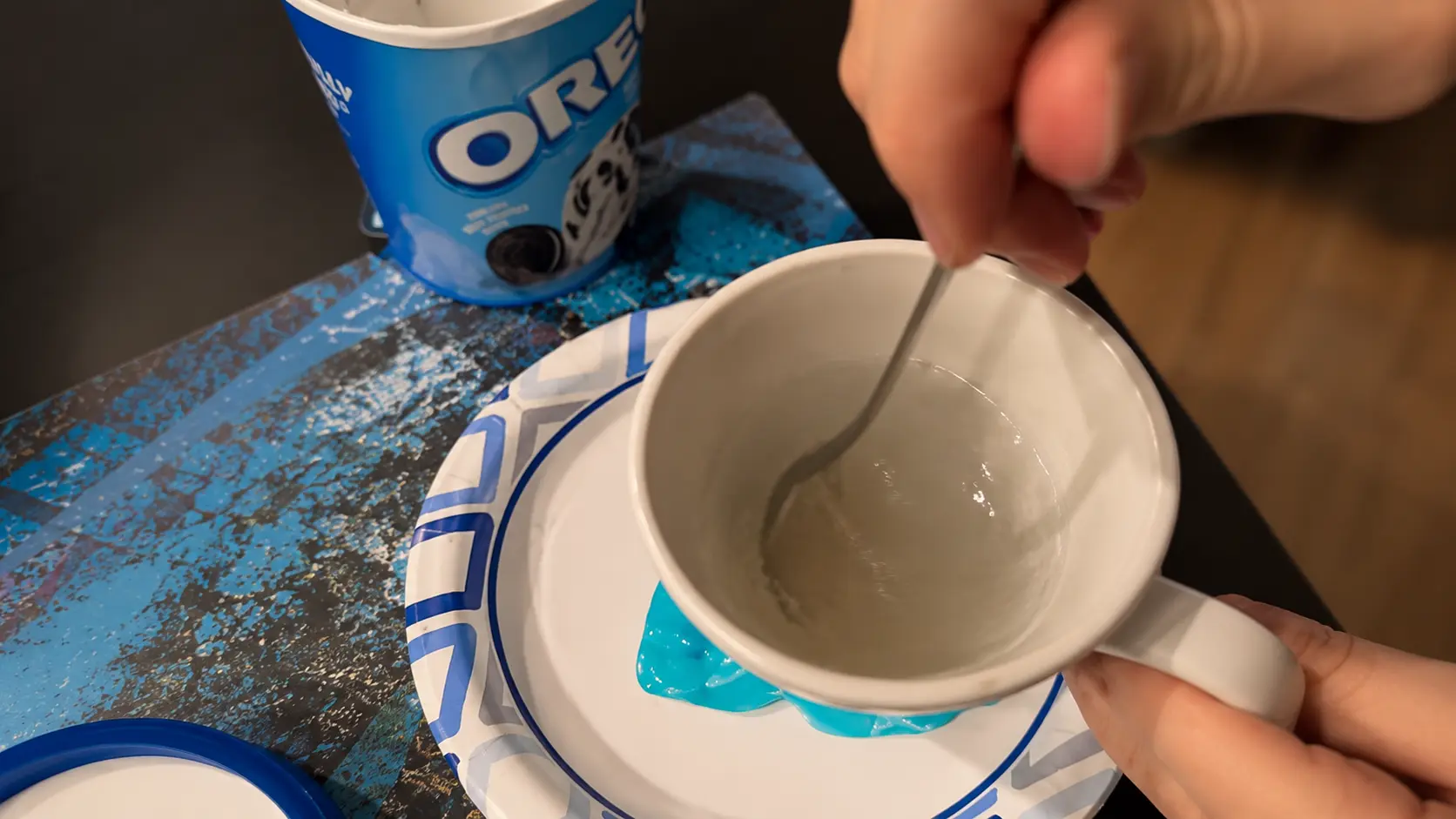spoon in cup