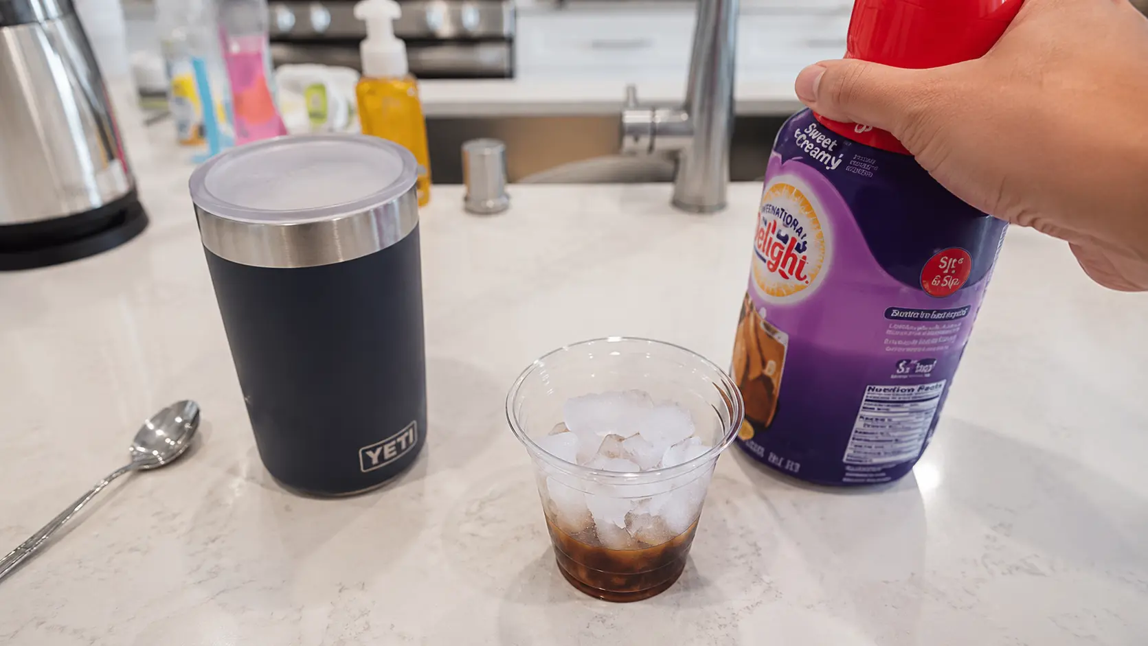 ice in espresso