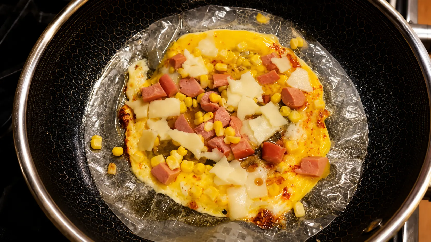 Use the image i uploaded. Improve the quality of the image. It needs to look like the picture was photographed by a professional food photographer. please have a more close up of the picture so it looks like it's being taken by a real food photographer and that we notice the texture. It needs to make people hungry. get rid of the text. Please make the size of the image 1672X941