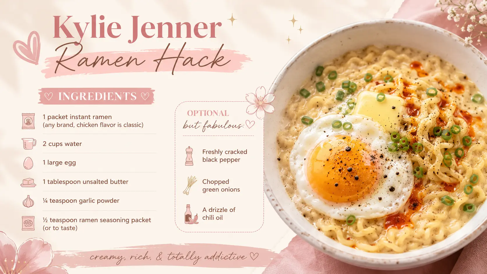 Kylie Jenner Ramen Hack