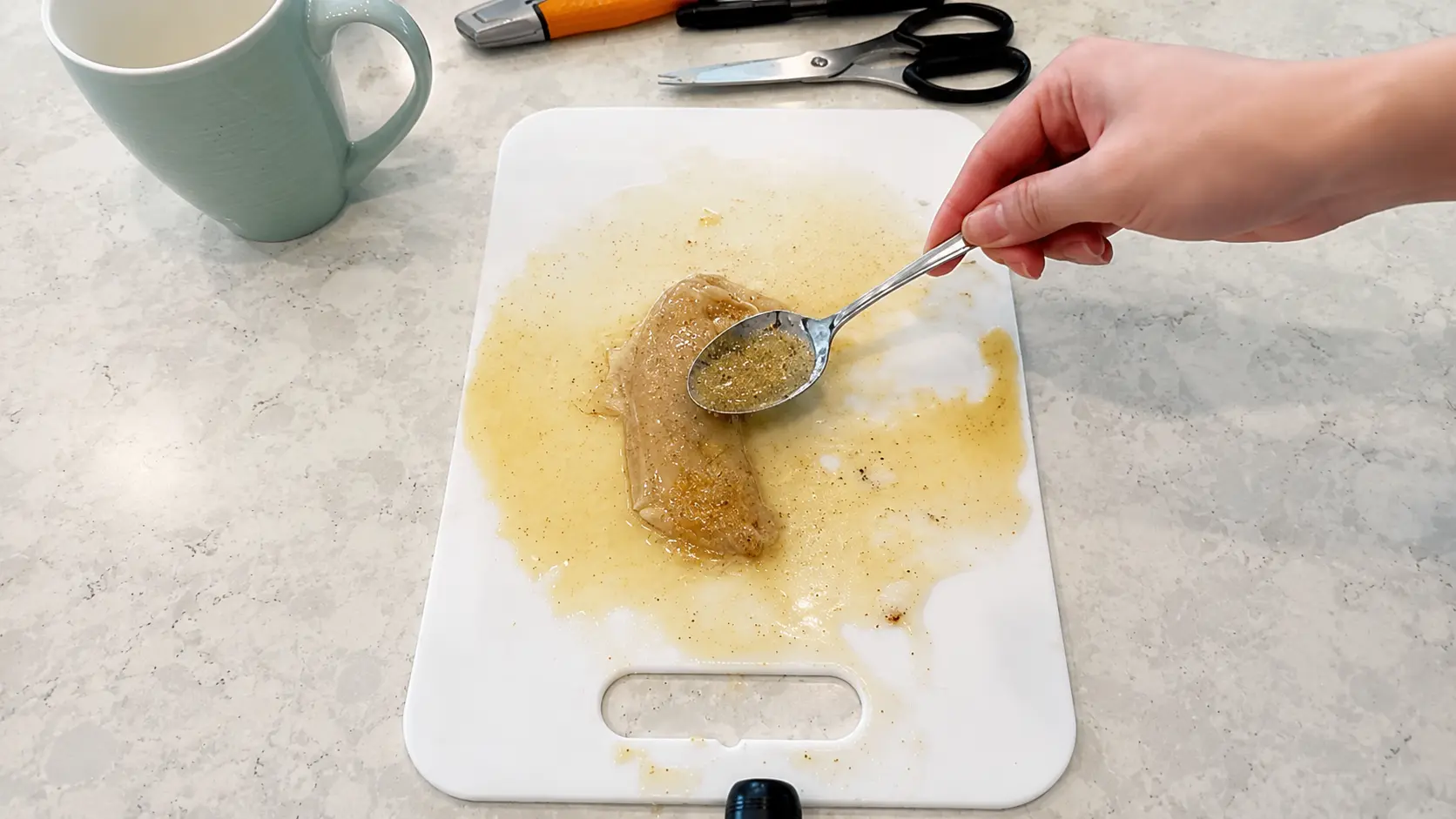 sprinkling brown sugar