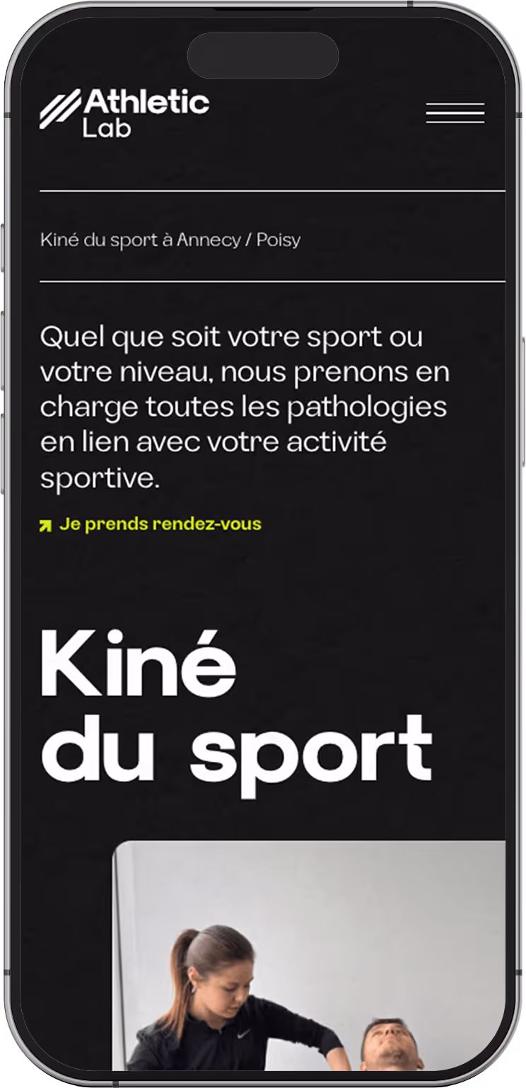 Page analyse biomécanique d’Athletic Lab, étude du geste du coureur, foulée, cadence, posture, optimisation running, prévention tendinite et prise en charge sportive spécialisée.