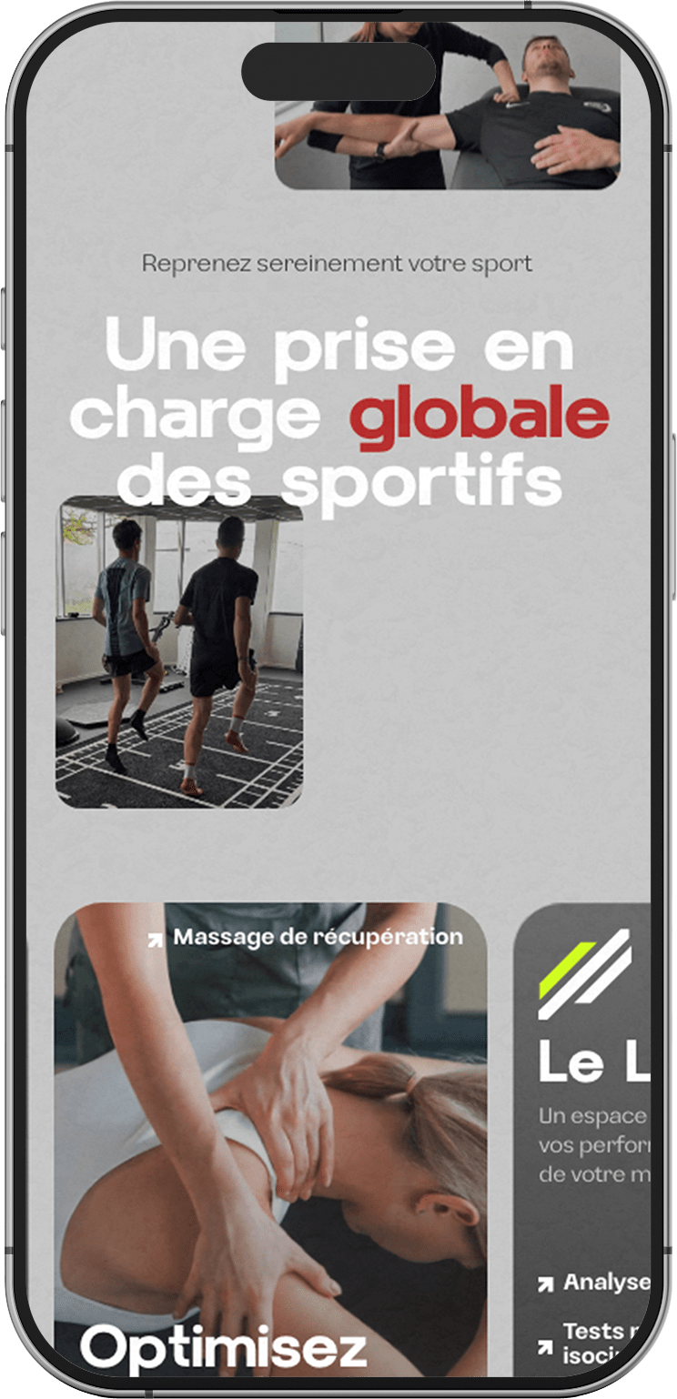 Page dédiée au suivi du coureur dans Athletic Lab, bilan complet, analyse vidéo, prévention des douleurs récurrentes, optimisation des performances et préparation d’objectifs running.