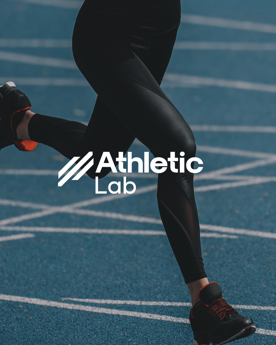 Logo d’Athletic Lab, cabinet de kinésithérapie du sport et d’ostéopathie du sport à Annecy, spécialisé en biomécanique, prévention des blessures, analyse du mouvement et accompagnement du coureur.