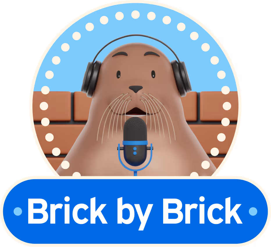 Logo Podcast Brick by Brick