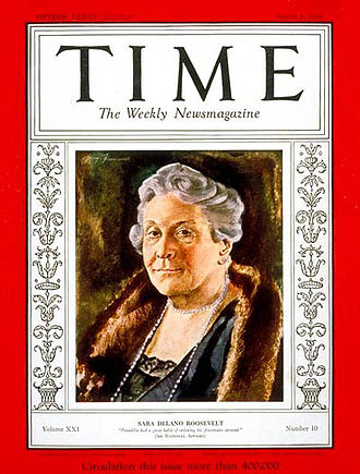 YourRoots Map_Surname_Famous People_Sara Roosevelt