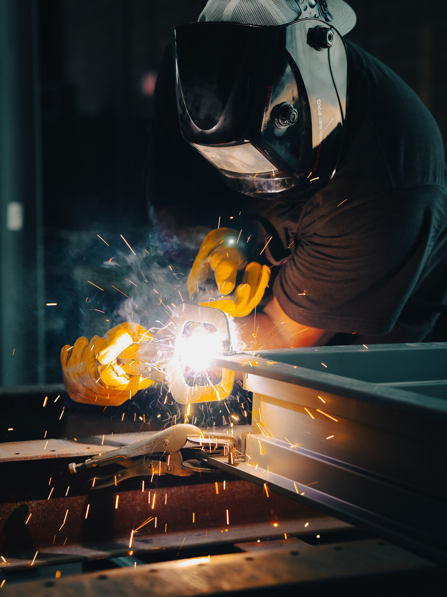 Steel Fabrication Welding Shot