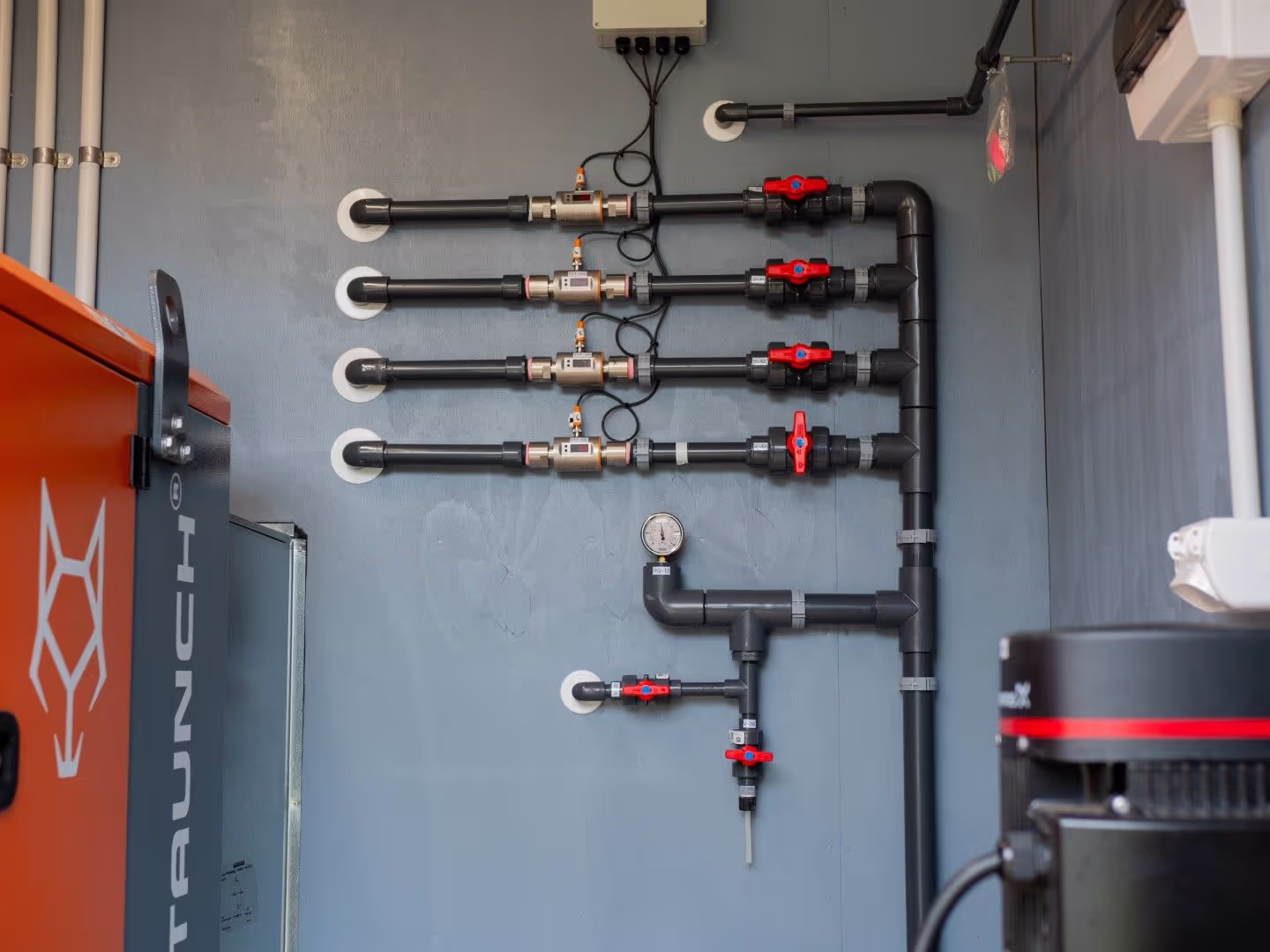 Treated water distribution system to protect community in emergency situation