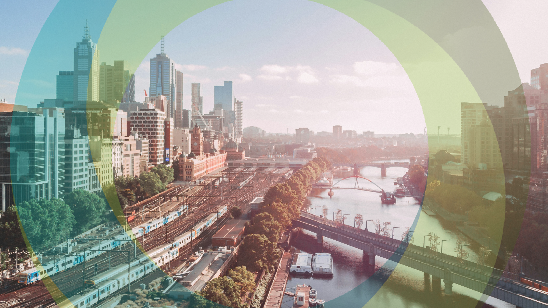 An image of the skyline of Melbourne, Victoria looking over the Yarra river with the text The 2026 Guide to Victorian Water Acronyms in front