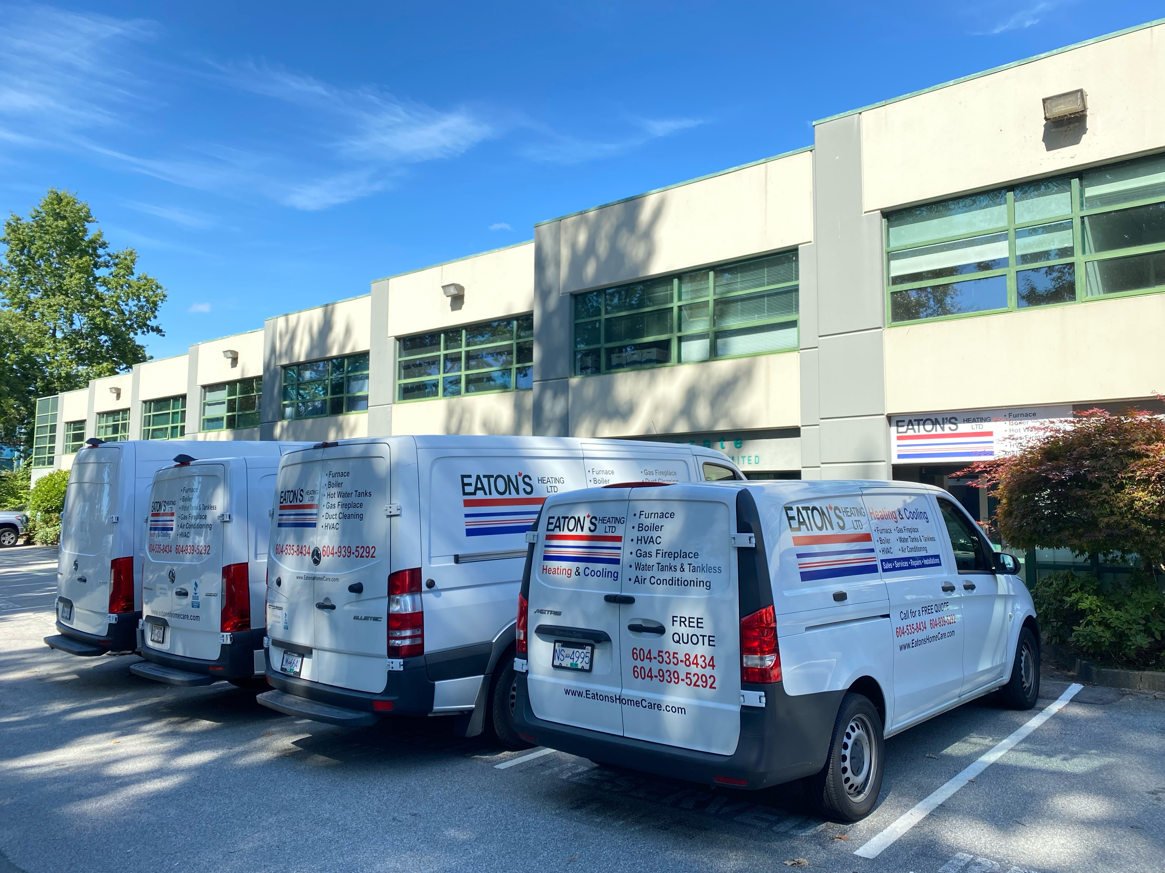 Eaton's Heating HVAC team ready for residential heating and cooling service