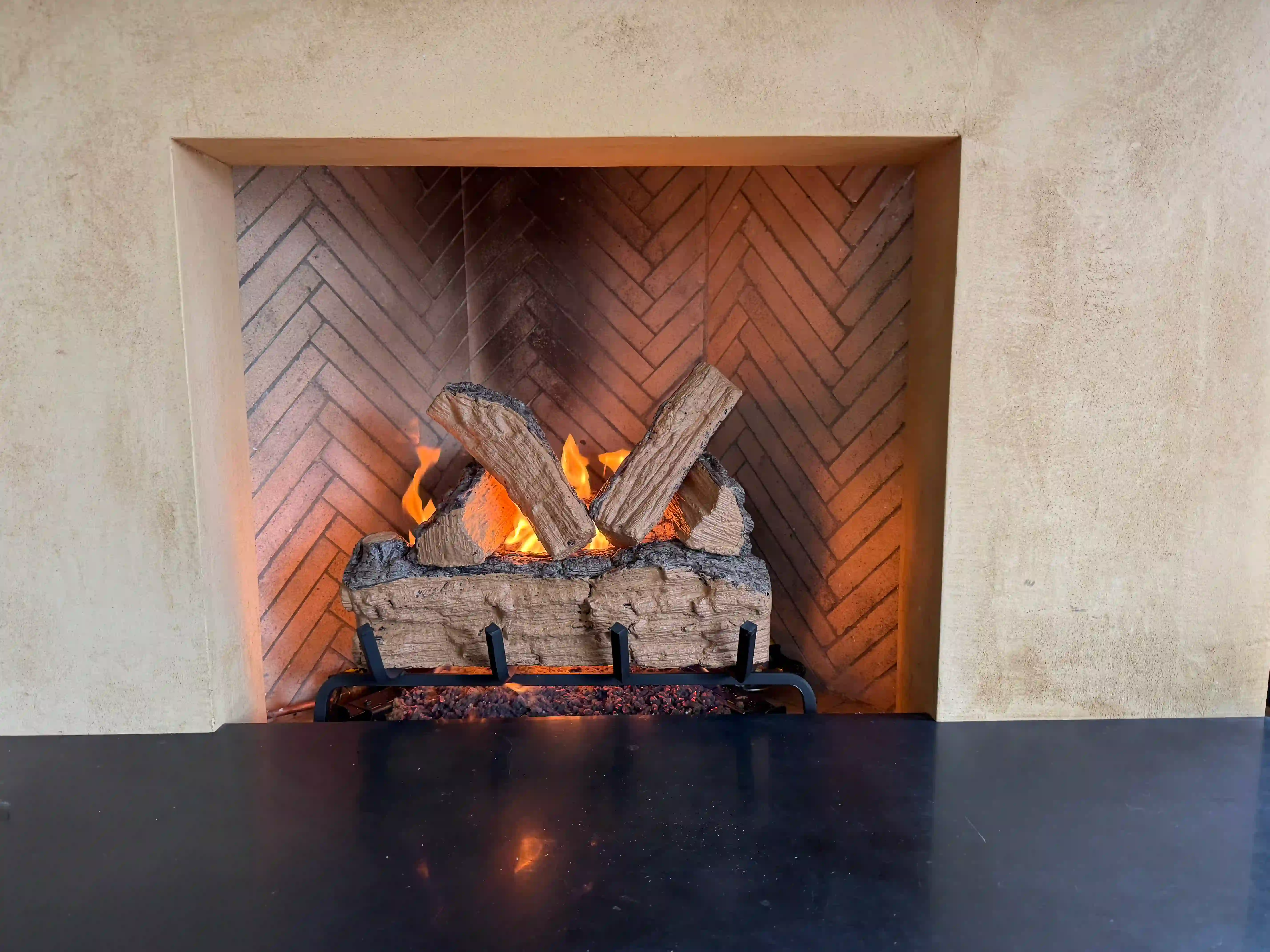 Gas fireplace repair with pilot assembly and thermocouple inspection in Burnaby