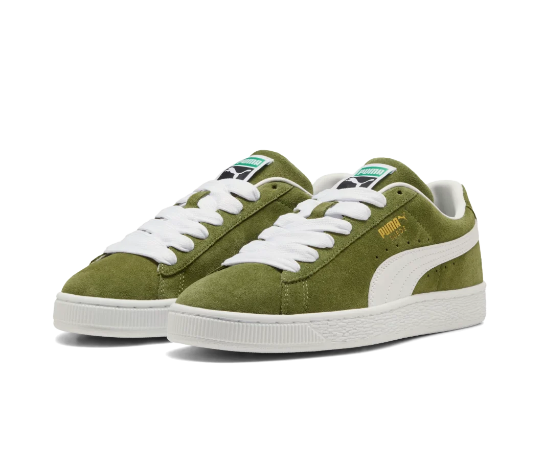 PUMA Suede sneakers in olive green