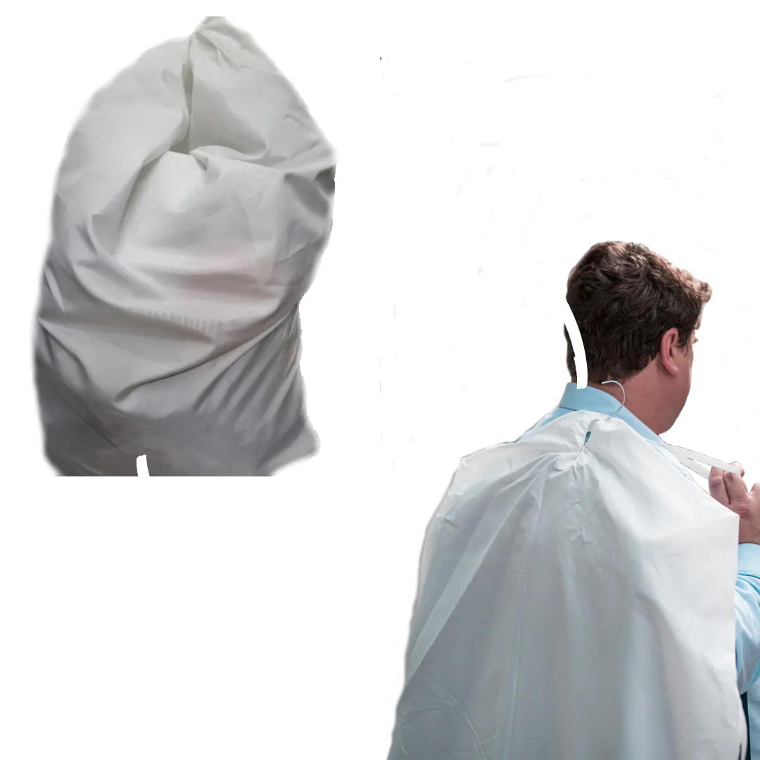 Houssbag : sac à linge sale et housse de protection et de transport sur cintre 