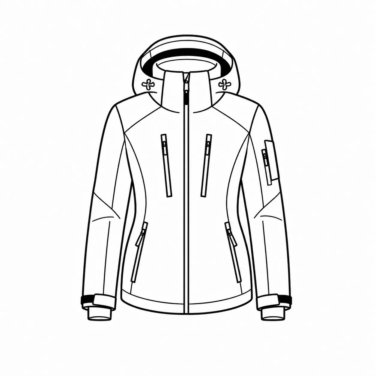 Icône blouson ski pressing à Lyon avec nettoyage professionnel et entretien textile