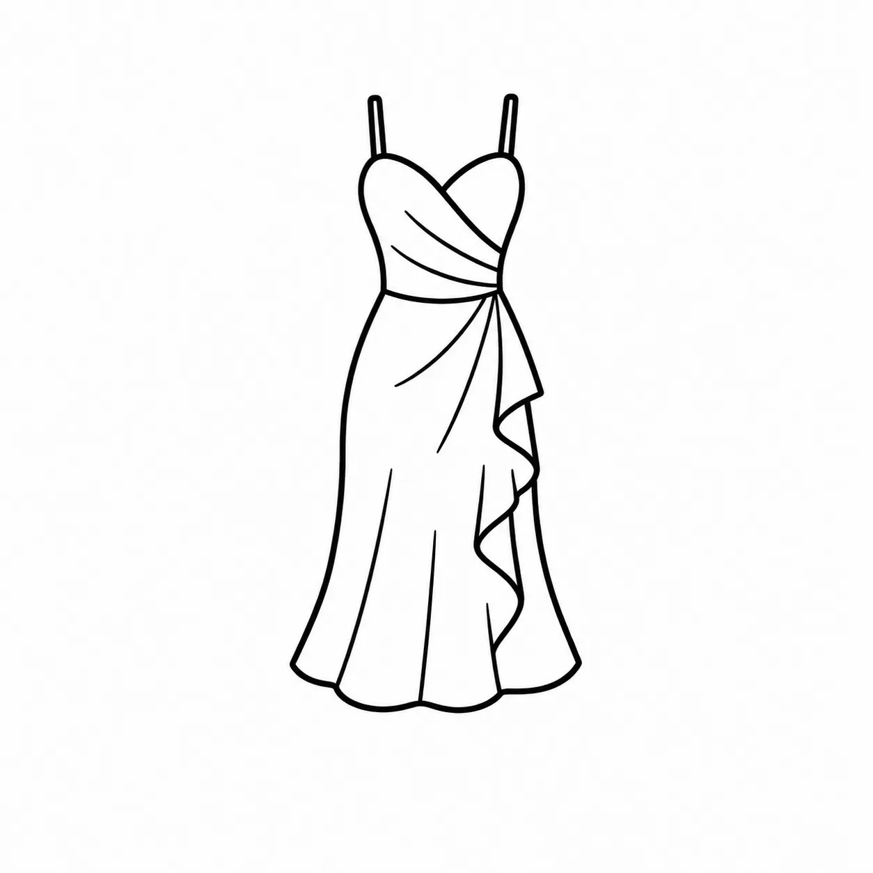 Icône robe cocktail nettoyage pressing à Lyon avec entretien professionnel du linge de maison