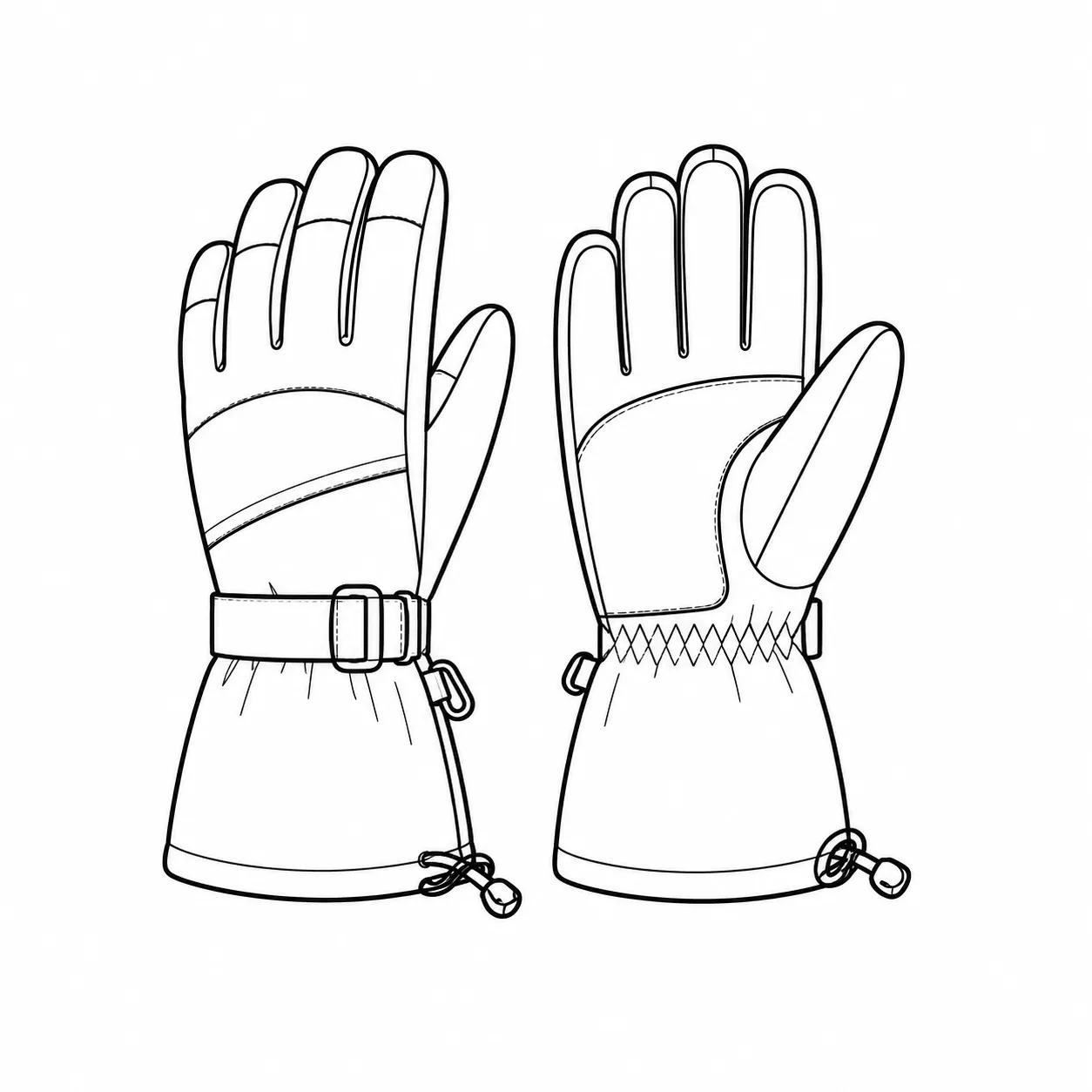 Icône gants ski pressing à Lyon avec nettoyage professionnel et entretien textile